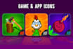 design game app icon logo for your android ios