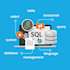 create database, sql query in mysql, postgresql, sqlite, oracle