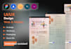 create compelling website, and mobile app mockup