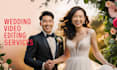 do cinematic wedding video editing