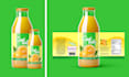 bottle label and pouch packaging design