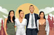 draw your family into cartoon portrait