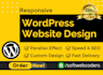 do responsive wordpress website design or blog website