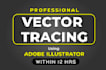 convert logo into HD vector form in ai and coreldraw