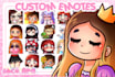 create custom chibi emotes for twitch or discord