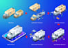modern flat isometric illustration
