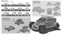 design sci fi vehicle and character