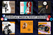attractive social media post design