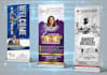 design a professional church, sport, and business retractable banner