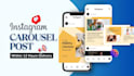 design instagram carousel post
