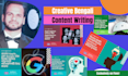 write bangla and english content for blog and website
