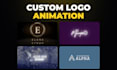 create custom 3d logo animation intro and outro for youtube