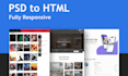 convert psd to html responsive figma to html xd to html css javascript