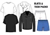 create fashion flat technical drawing cad illustration