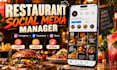 manage restaurant social media on instagram and facebook