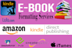 do ebook formatting and layout design, kindle formatting