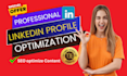 write upgrade full linkedin profile optimization