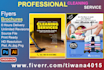 design professional cleaning service flyer, brochure in 6 hours