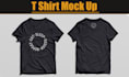 do realistic t shirt mock up