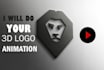 design your 3d logo animation
