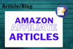 write SEO optimized amazon affiliate articles for niche blog