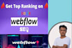 webflow on page SEO for webflow website