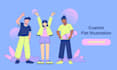 design flat illustration for web, app, print and more