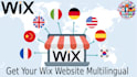 do wix website translation into multilingual