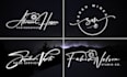 design handwritten signature photography scripted name logo