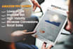 setup optimize your amazon PPC sponsored ads campaign and amazon advertising