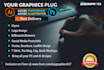 design church flyer and sermon series graphics pack