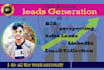 do b2b linkedin leads generation and collect email address