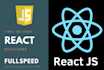 develop a react app