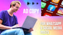 provide ad copy for whatsapp and socialmedia posts