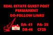 do real estate guest post