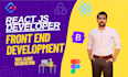 do react js and vue js website development