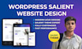 design or customize wordpress website using salient theme