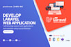develop laravel web applications and website using mysql