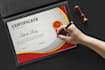 design award certificate and completion certificate