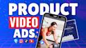 make short commercial promo video ads for dropshipping and facebook editor