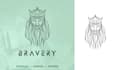 design line art logo for modern and premium brand guidelines
