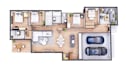 design realistic 3d floor plan
