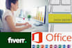 provide excellent service in microsoft word, powerpoint, excel or access