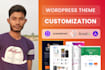 do wordpress theme customization