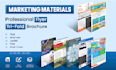 design professional flyer, trifold brochure and marketing materials