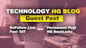 publish guest post on HQ da technology blog
