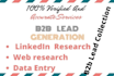 b2b lead generation and web research