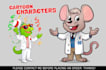 design cartoon character vector mascot