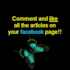 like up to 25 of your face book articles and photos, and make comments too