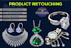 do background retouching and replace
